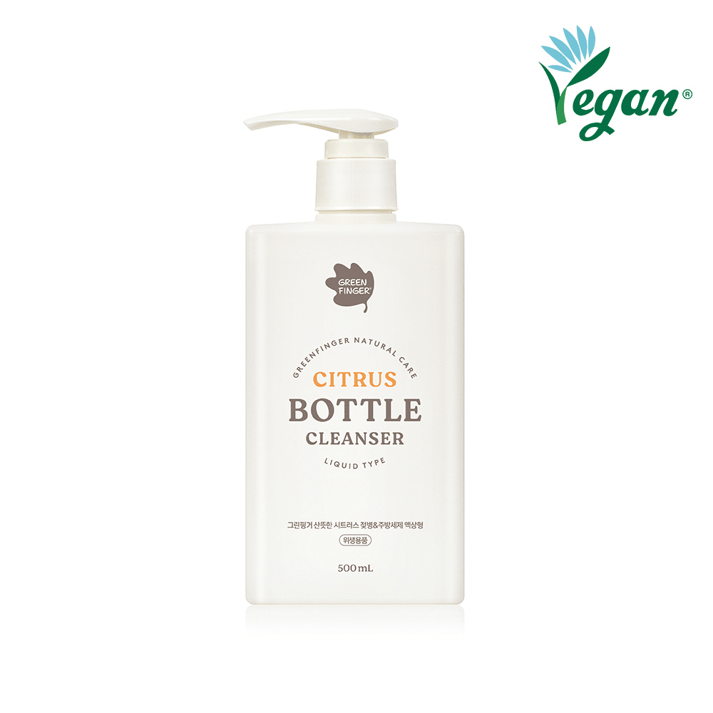 그린핑거 산뜻한시트러스 젖병 주방세제 500ml (액상형)