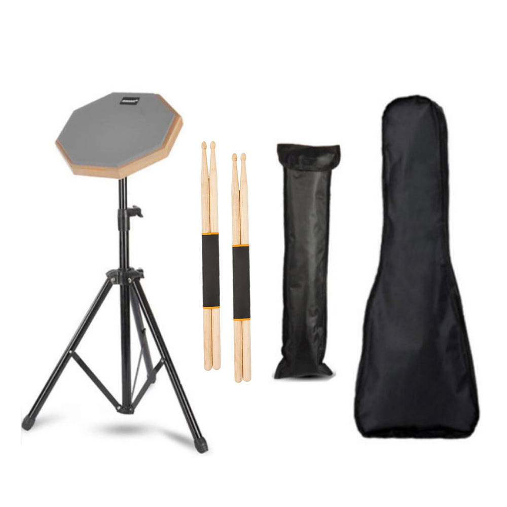 교육용 연습용 드럼패드 풀세트 스틱 가방 난타 드럼 연습 풀 세트 타악기 20cm 보급형 그레이 기본가방 입문용 제품 이미지
