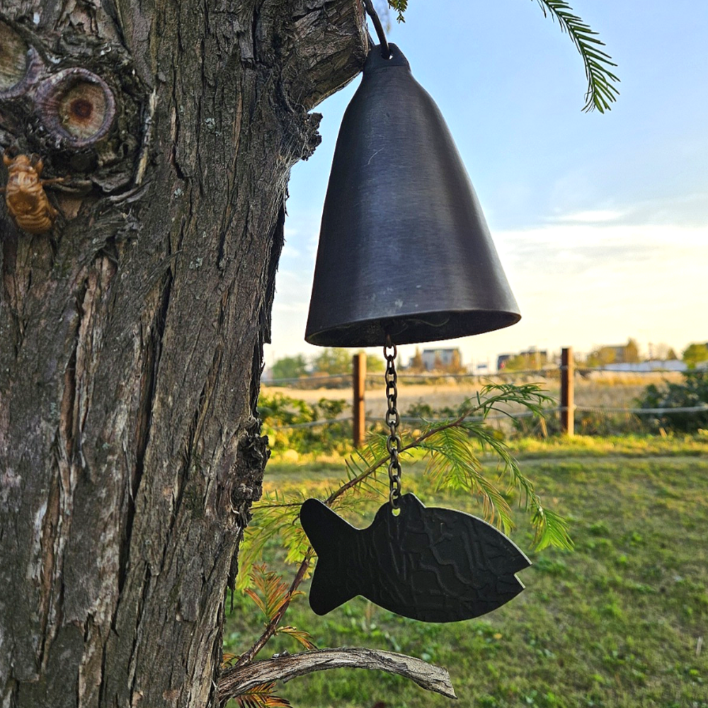 바람소리 대형 물고기 뿔풍경 사찰 현관 풍경종 3종