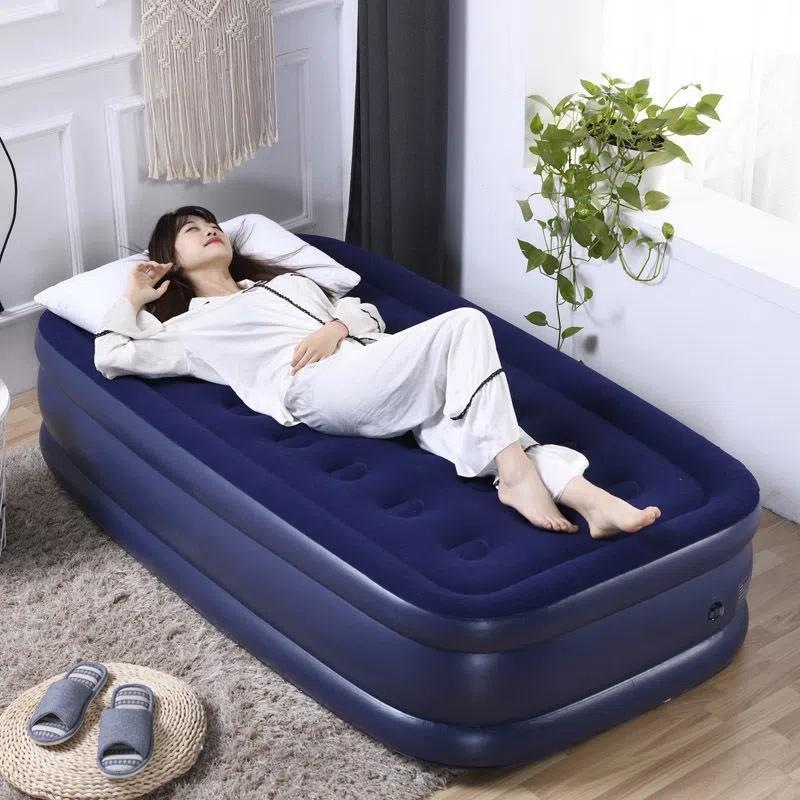 정말 푹신한 더블 에어 매트리스 에어펌프 증정 - 상품 이미지