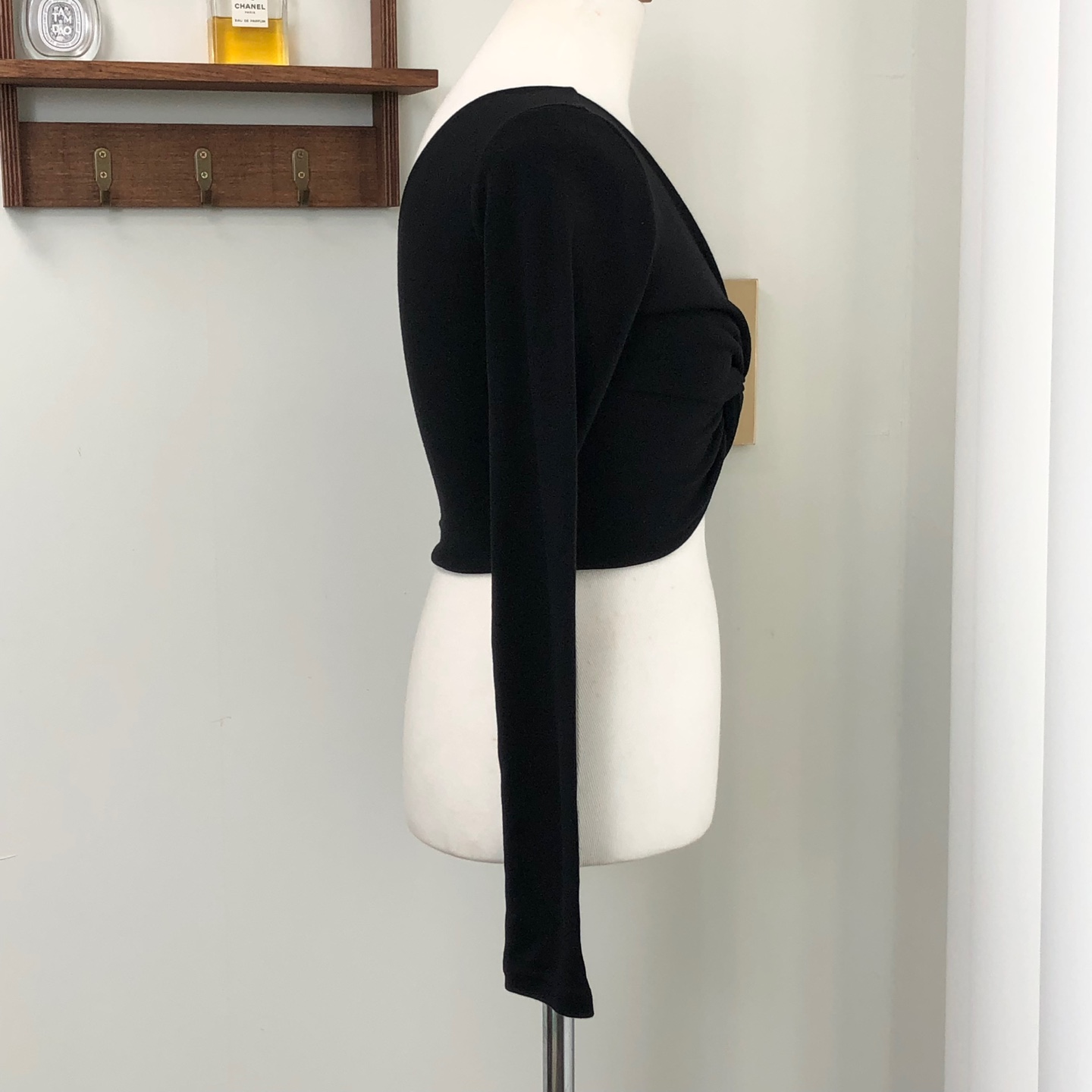 [스판굿 국내제작✨] 만삭사진 꼬임 크롭티 만삭촬영 주수사진 요가복 코튼 스판 심플 임산부 임부복 만삭티셔츠 상세 이미지 30