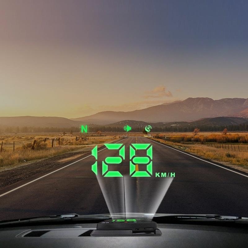 2025 통합 HUD 자동차 헤드업 디스플레이 초정밀 GPS 방식 USB 연결 속도계