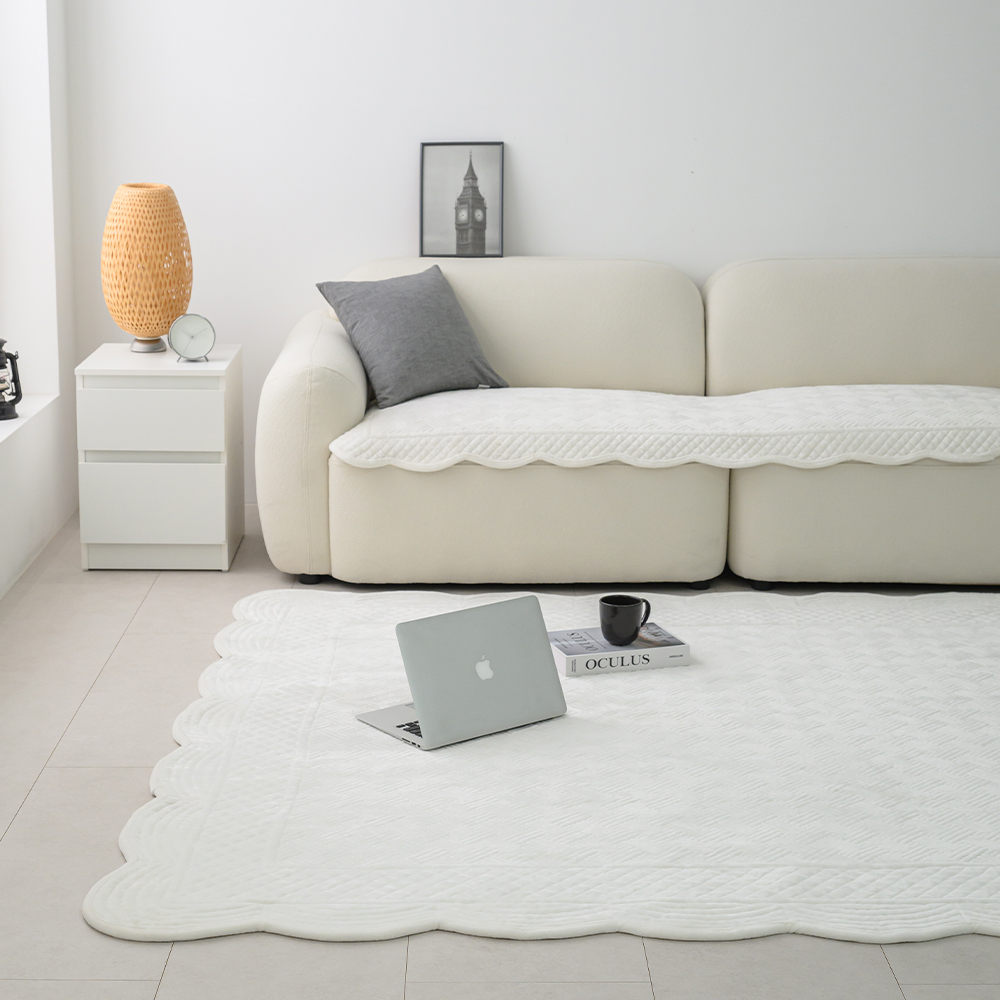 쇼파패드 극세사 목화솜 논슬립 미끄럼방지 겨울카페트 3단 4단