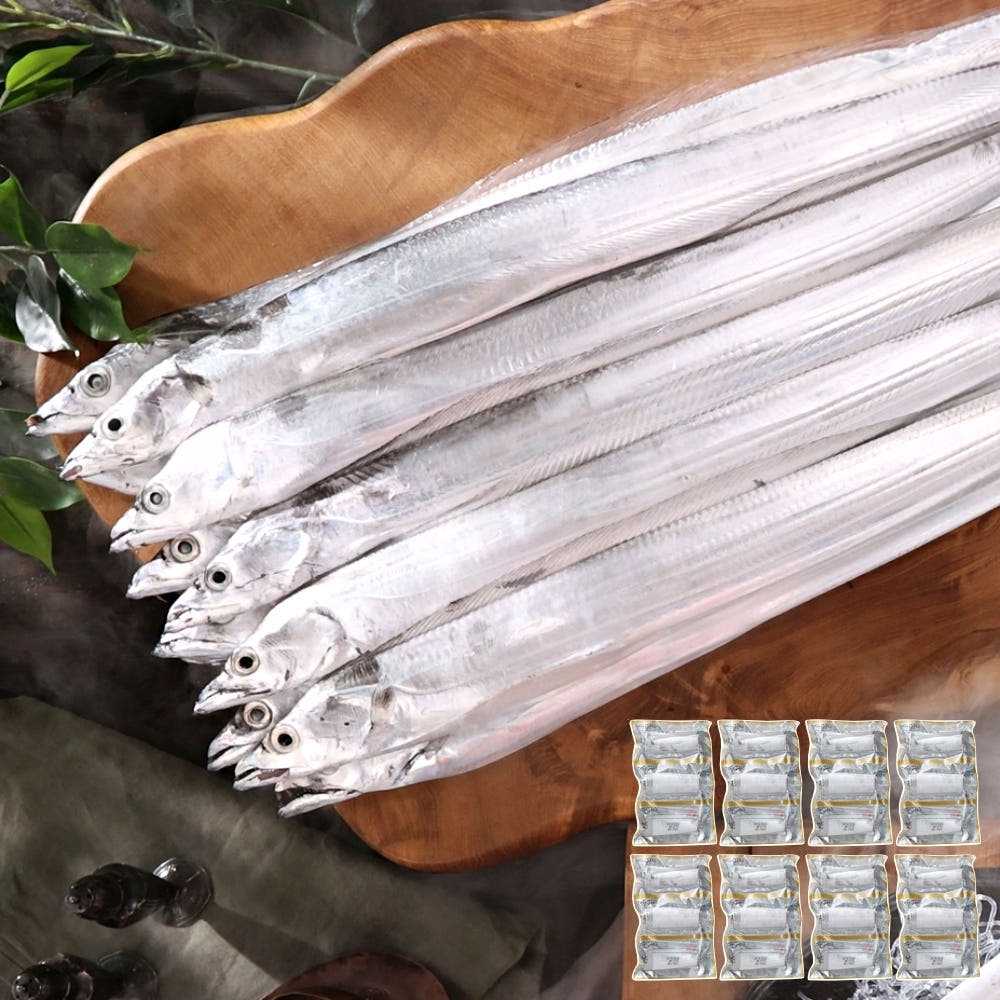 제주식탁 제주 은갈치 8미 24팩 국내산 자연산 냉동 손질 제주갈치