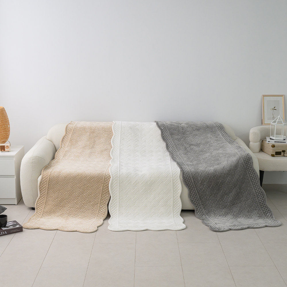 쇼파패드 극세사 목화솜 논슬립 미끄럼방지 겨울카페트 3단 4단