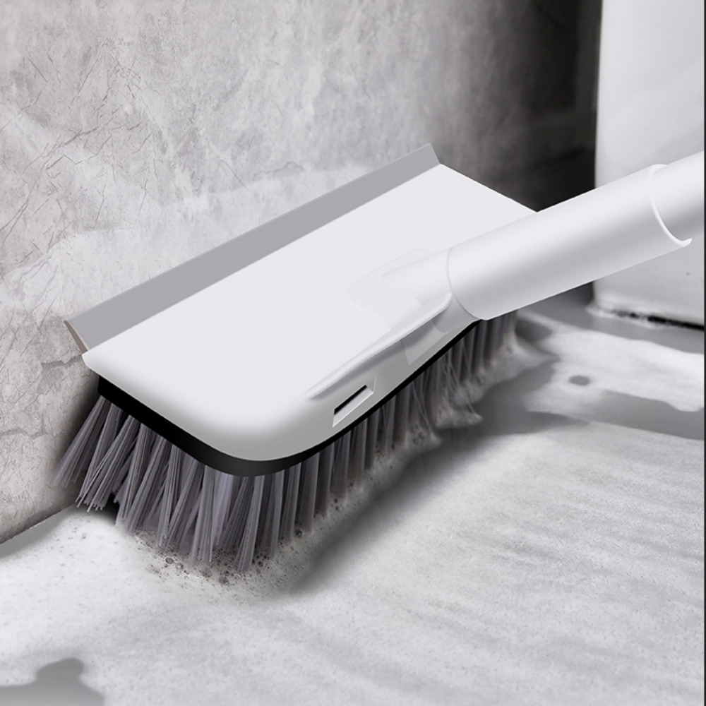 스패로우하우스 길이조절 청소 브러쉬 2종 세트 솔 물기제거기 스퀴즈 욕실 화장실 스탠드