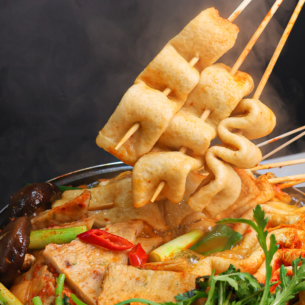 연육 75% 따끈따끈 부산오뎅 순한맛 꼬치어묵 320g 1팩+1팩(총20꼬치) - 상세 이미지 4
