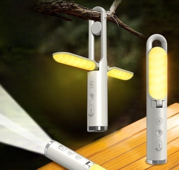 플라이 루멘 캠핑랜턴 다용도 손전등 분위기 무드등 후크 걸이식