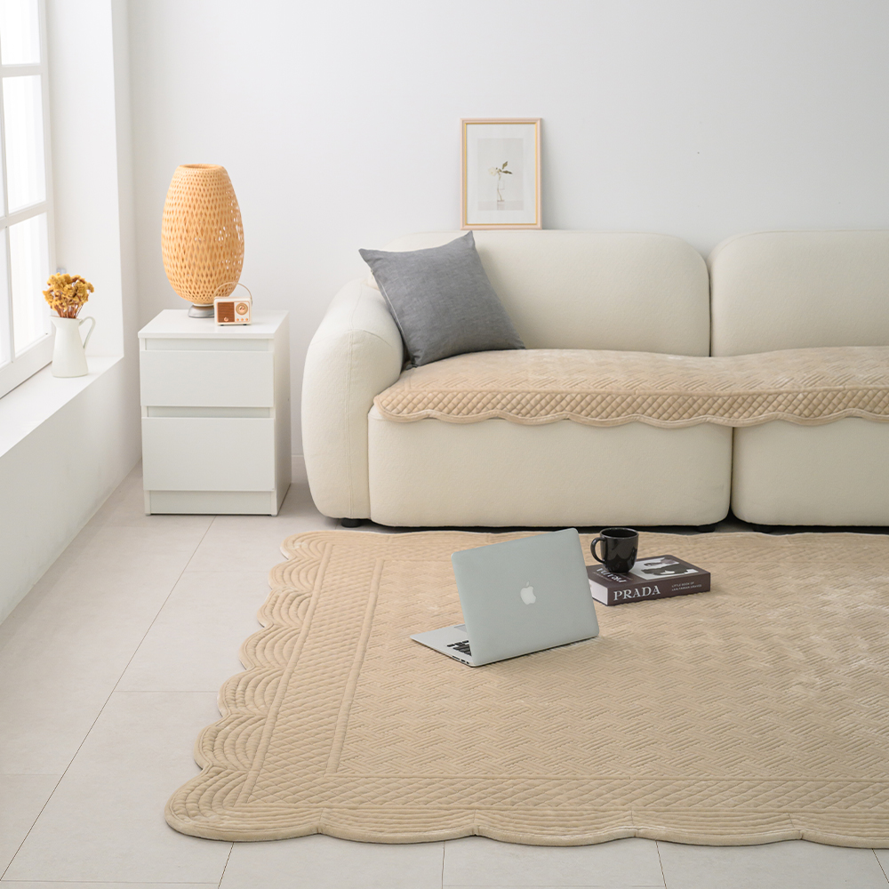 쇼파패드 극세사 목화솜 논슬립 미끄럼방지 겨울카페트 3단 4단