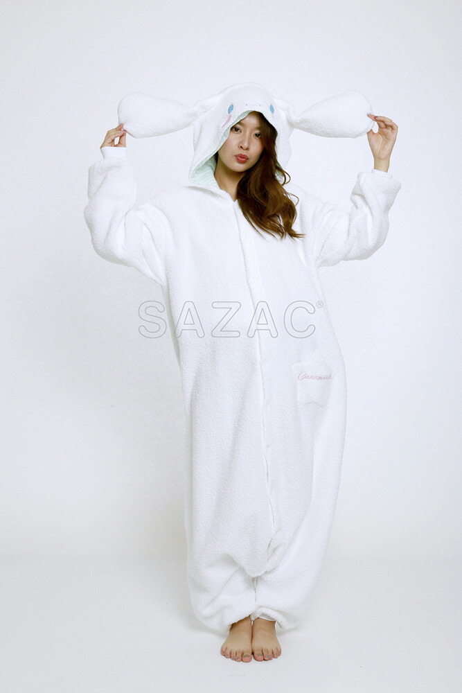 SAZAC 산리오 시나모롤 후리스 점프슈트 잠옷 할로윈 코스튬 파자마 - 상세 이미지 3