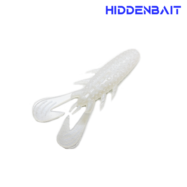 히든베이트 헬리케 호그웜 배스낚시 소프트웜 배스루어 H007 PUMPKIN RED, 8cm - 상세 이미지 3