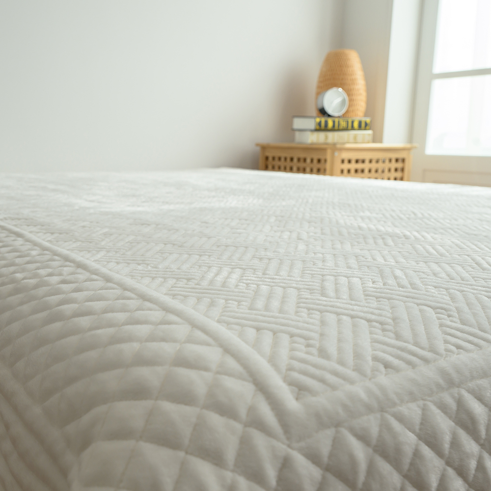 극세사 목화솜 논슬립 미끄럼방지 Q 침대패드 겸 거실러그