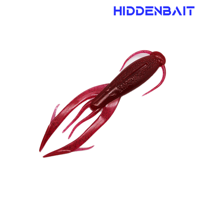 히든베이트 칼리스토 배스루어 호그웜 배스웜 H003 WATERMELON, 10.6cm - 상세 이미지 5