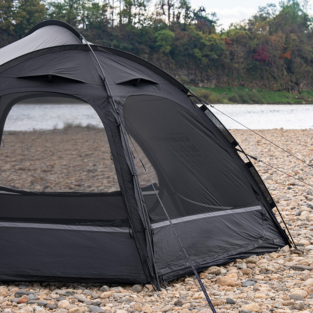 헥사움 쉘터 텐트 캠핑 돔텐트 3개 폴대 간편설치 개방감 경량