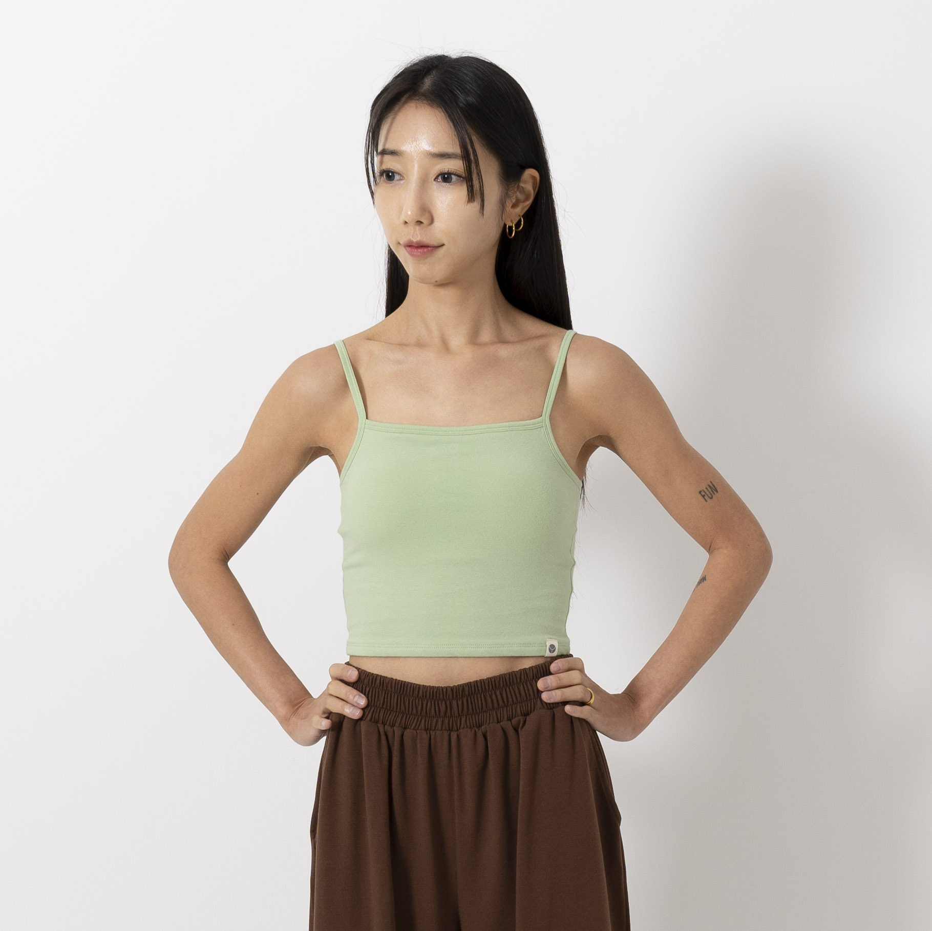 [yoosual earth] 유주얼 어쓰 친환경 오가닉 심플 요가 브라탑 이미지 6