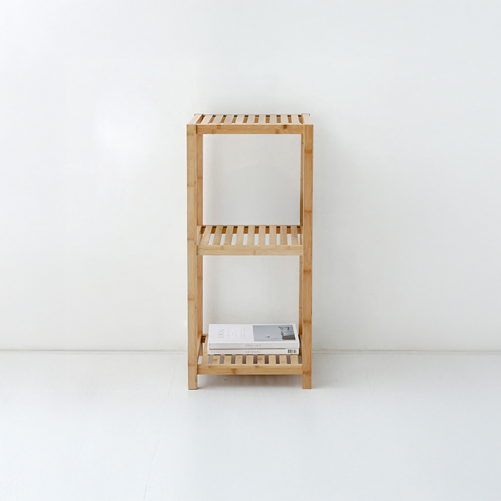 JAWAL 원목선반 360 3단 대나무 360mmx360mmx770mm, 1단, 6497.4279 - 메인 이미지