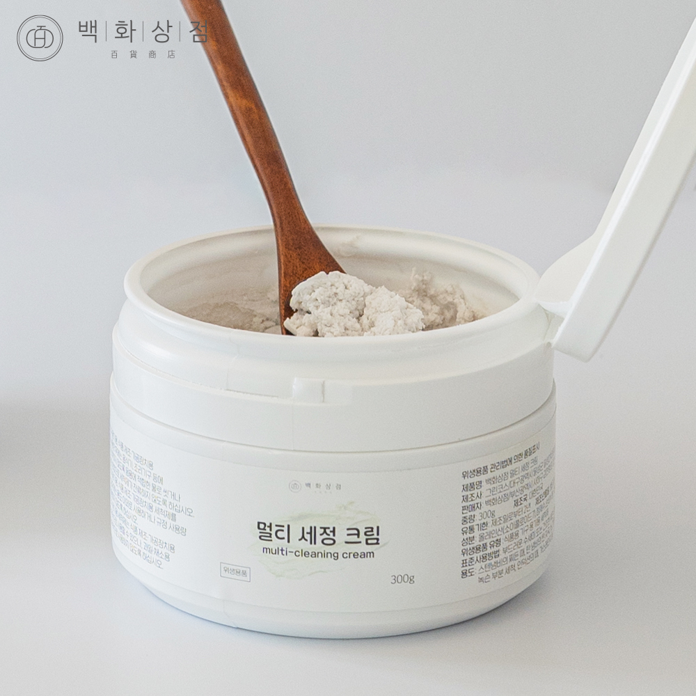 백화상점 다목적 클리너 스텐 연마제 제거제 찌든때 기름때 탄냄비 제거 300g, 2개 - 상품 이미지