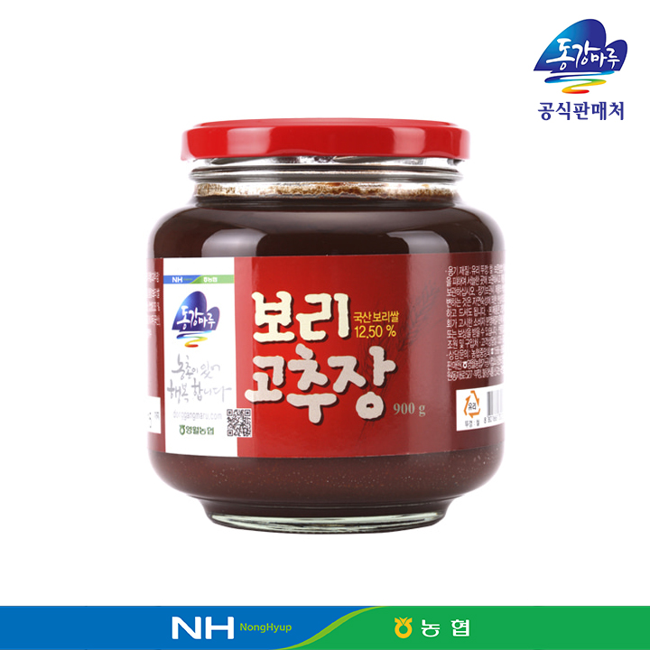 영월농협 동강마루 국산 보리고추장 900g, 1개 : 꿀비야