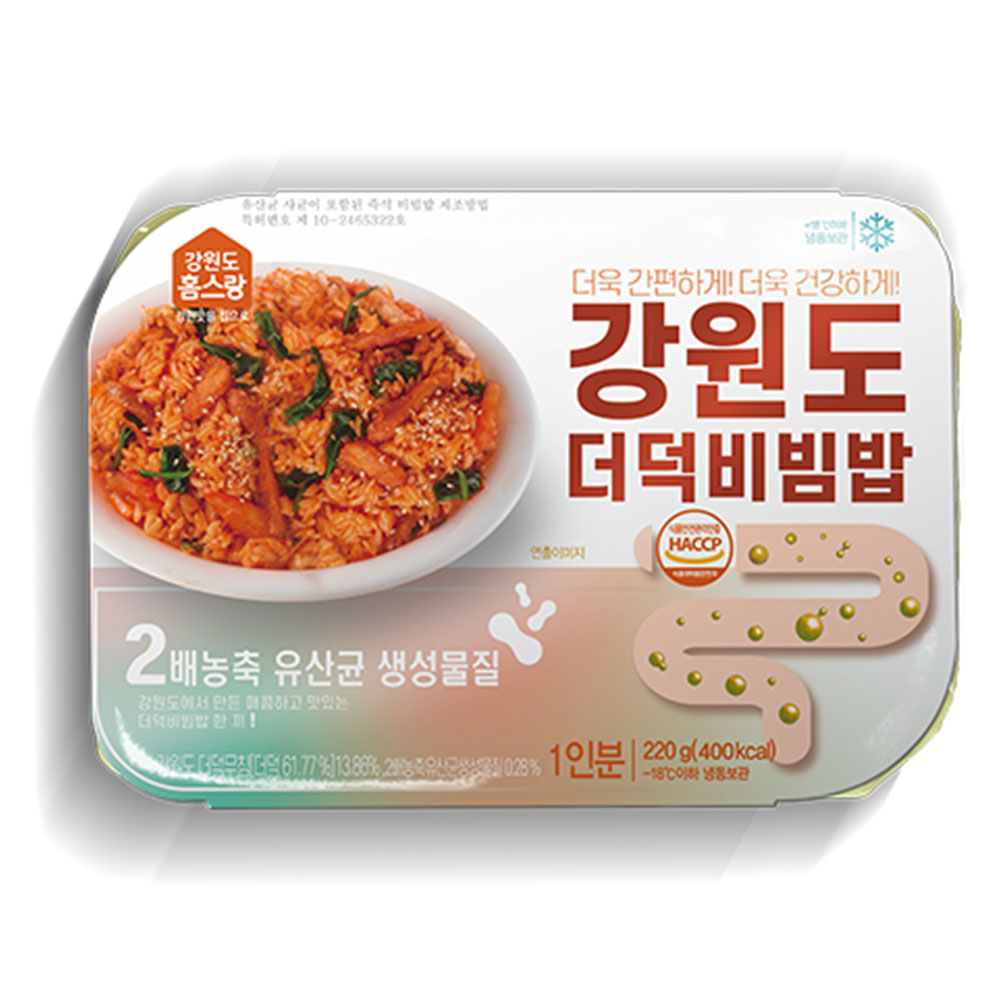 더덕비빔밥 밀키트 강원도 횡성더덕 비빔밥 3분 간편식 웰빙밥상 - 상세 이미지 3