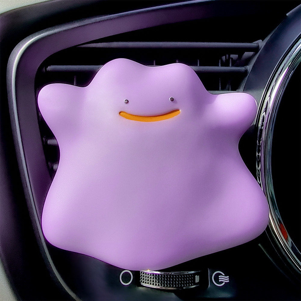 벨르아망 포켓몬스터 캐릭터 피규어 차량용 방향제 송풍구 디퓨저 메타몽 블랙체리