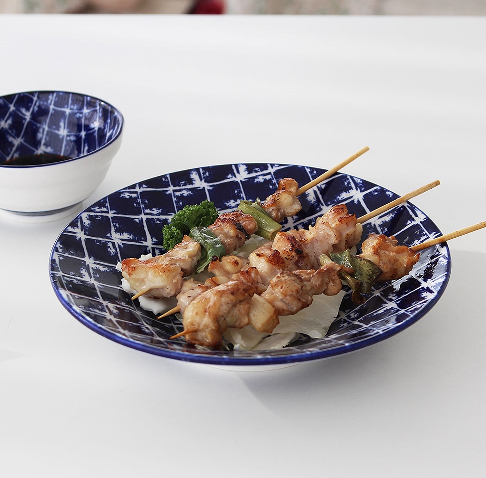 일식 접시 종지 세트 도자기 찬기 이자카야 오마카세 꼬치 예쁜 그릇 사파이어