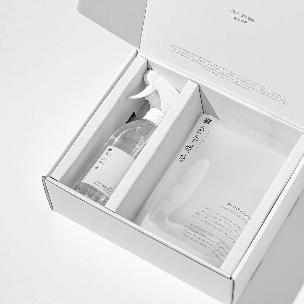 순수백과 피톤치드 스프레이 선물세트 1.5L (쇼핑백 증정)