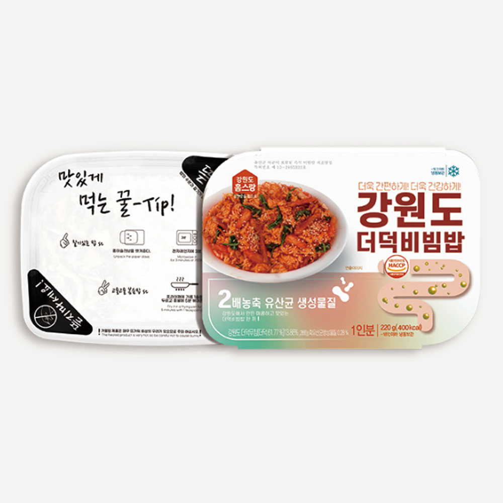 더덕비빔밥 밀키트 강원도 횡성더덕 비빔밥 3분 간편식 웰빙밥상 - 상세 이미지 2