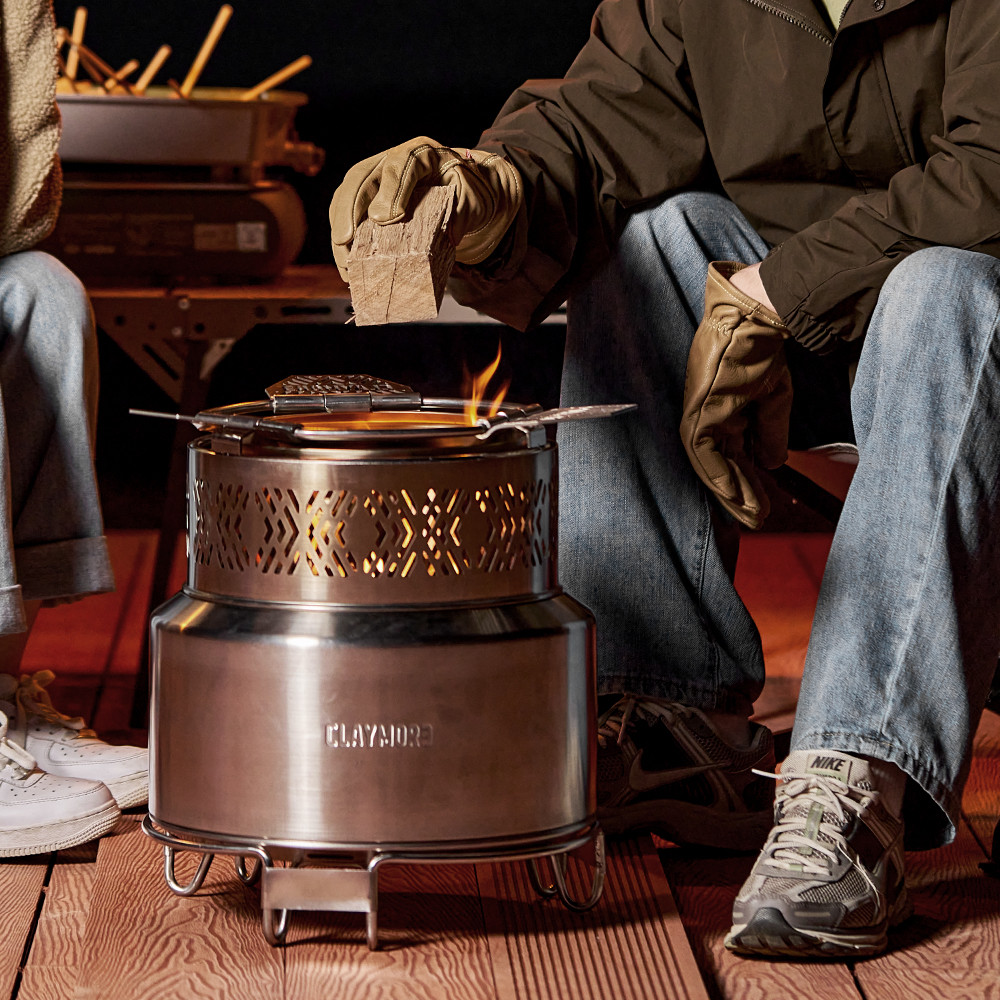 크레모아 아르더 33 화로대 이중연소 대형 캠핑 불멍 전용 가방포함