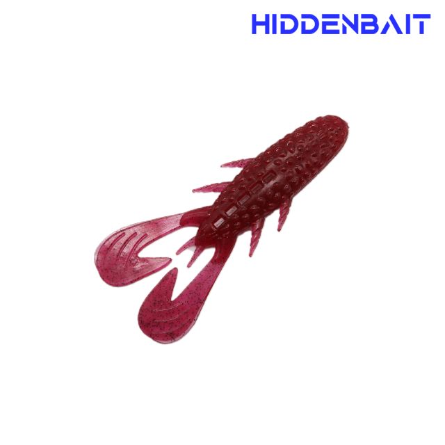 히든베이트 헬리케 호그웜 배스낚시 소프트웜 배스루어 H004 PUMPKIN, 8cm - 상세 이미지 5