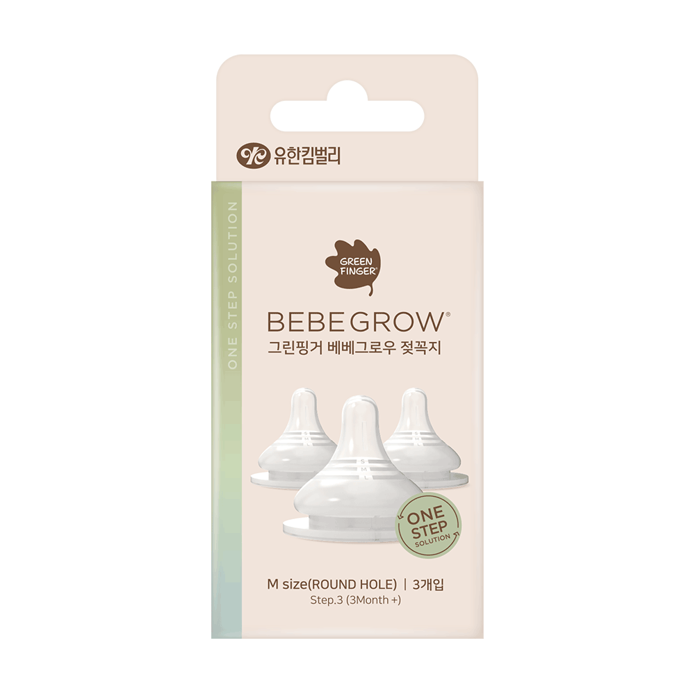 그린핑거 베베그로우 젖꼭지 M Size 트리플