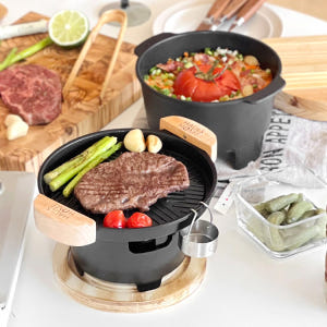 하울스홈 고기순삭 온오프 미니화로 바비큐그릴 1인화로대 A그릴팬세트 가정... 운동러 솔직 후기 | 실사용 리뷰 - 상품 이미지 4