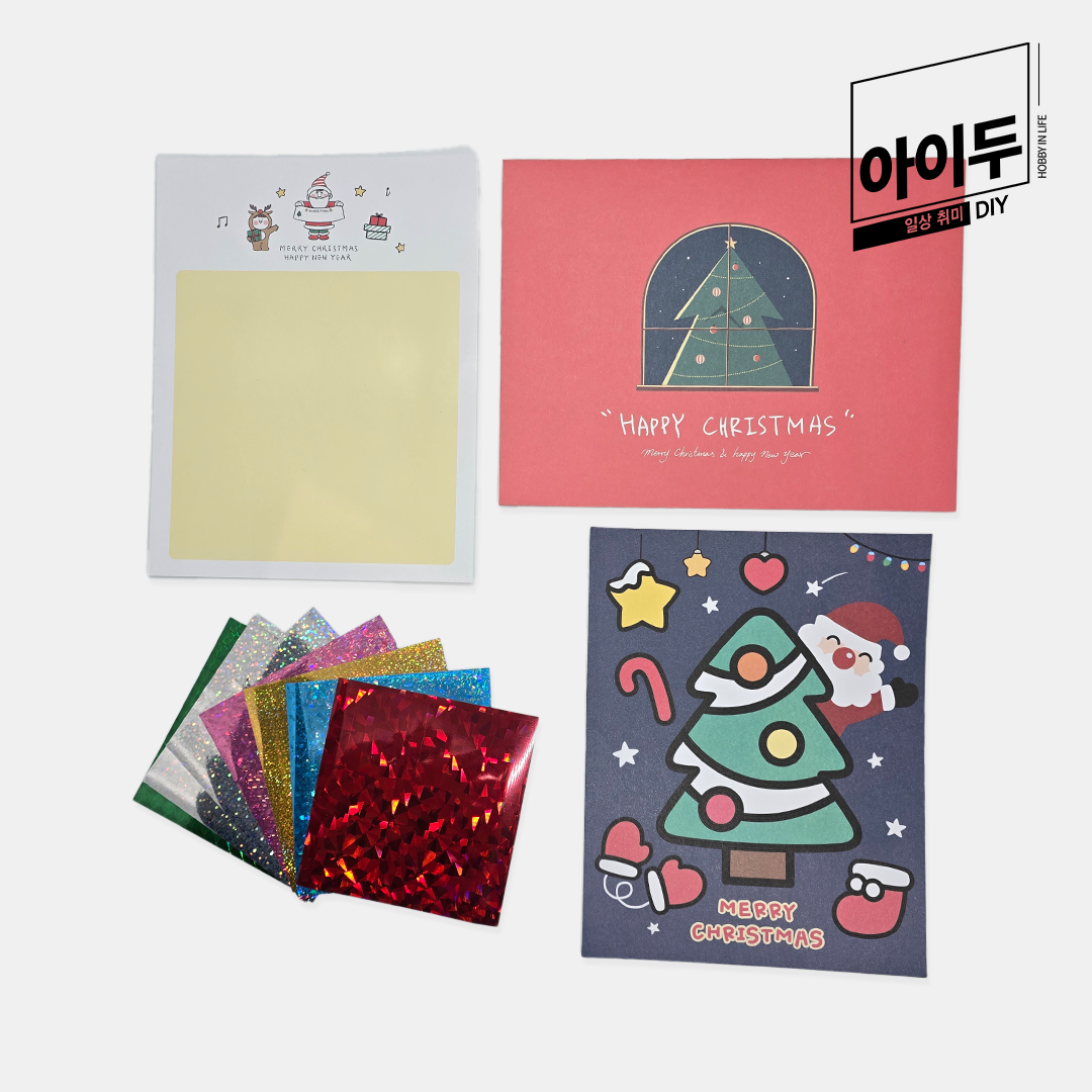 아이두DIY 포일아트 크리스마스 트리 미술놀이 교구 - 상세 이미지 4