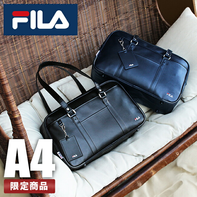 휠라 FILA 가죽 스쿨백 숄더백 SC24 CPN10 블랙 네이비 - 상품 이미지