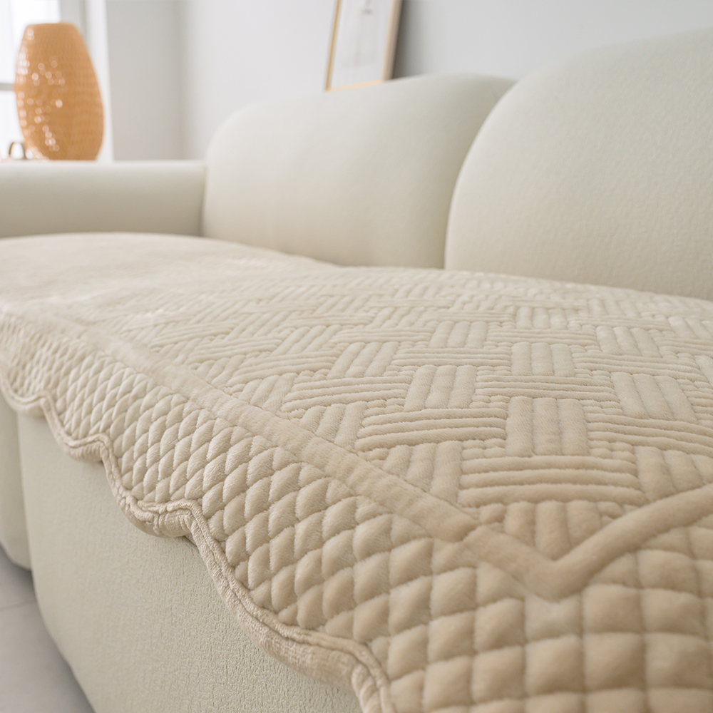 쇼파패드 극세사 목화솜 논슬립 미끄럼방지 겨울카페트 3단 4단