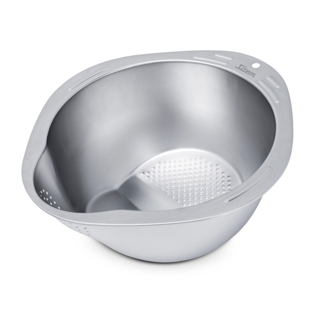 시샘 연마제없는 다용도 304 고급 스텐 야채 쌀 씻는 세척볼 믹싱볼 채반