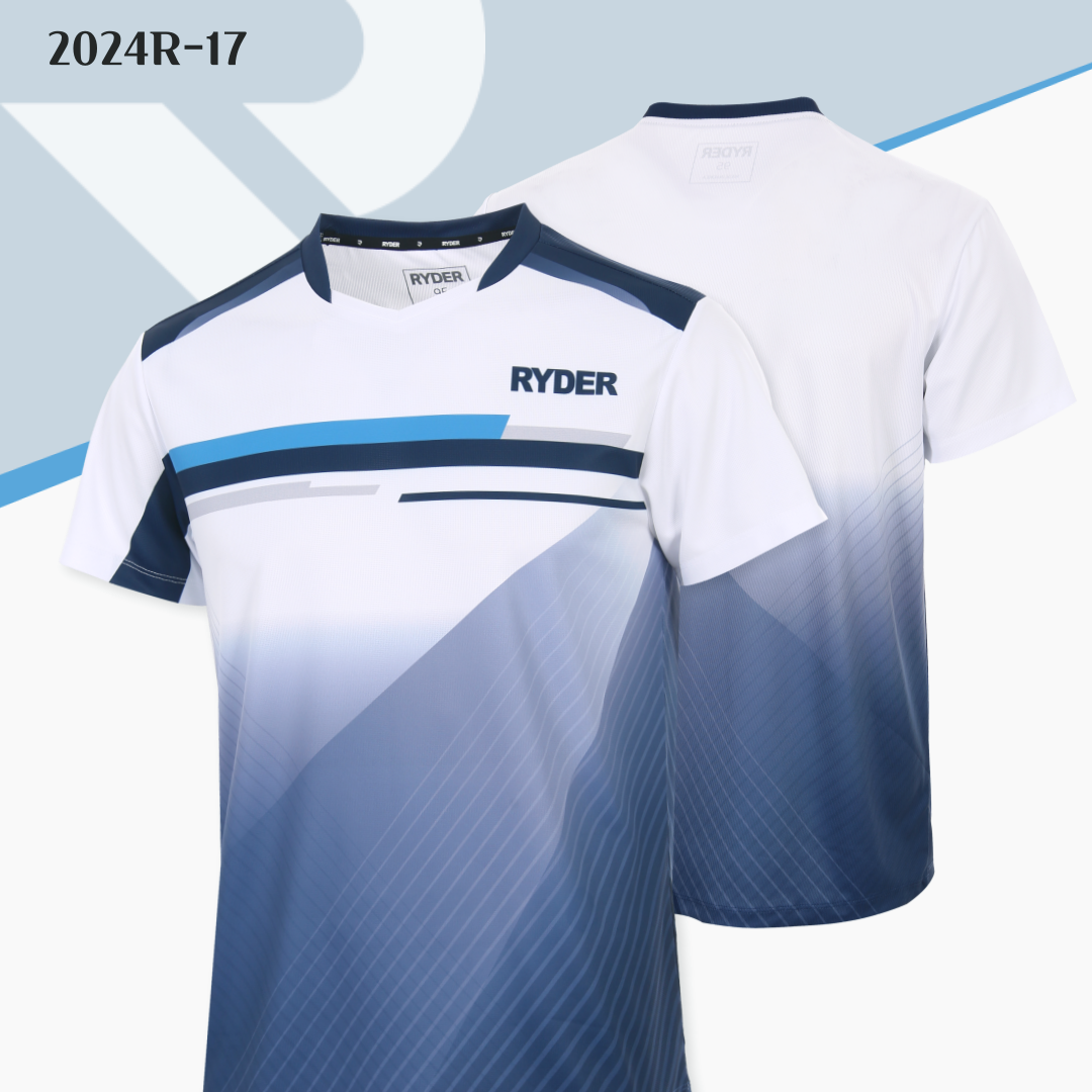 라이더 아울렛 2024R-17 경기복 게임웨어 반팔티 배드민턴 탁구 피클볼 스포츠의류 - 상품 이미지
