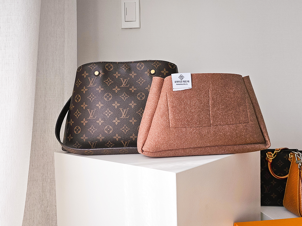 로맨티코 루이비통 몽테뉴 mm 호환 리폼 이너백 백인백