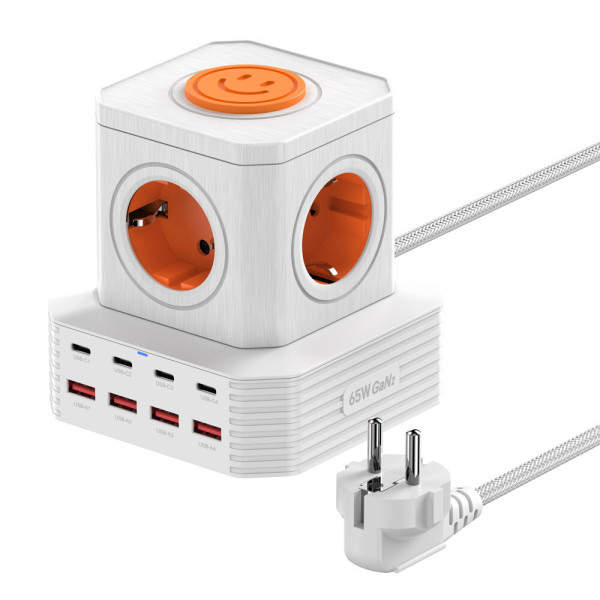 16A 4000W 5구 USB 멀티탭 8포트 휴대폰 충전 65W PPS 초고속2.0 C핀 - 상세 이미지 3