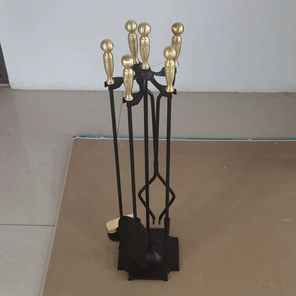 벽난로 청소도구 화로 장작불 캠핑장 골동품 빈티지 - 상세 이미지 2