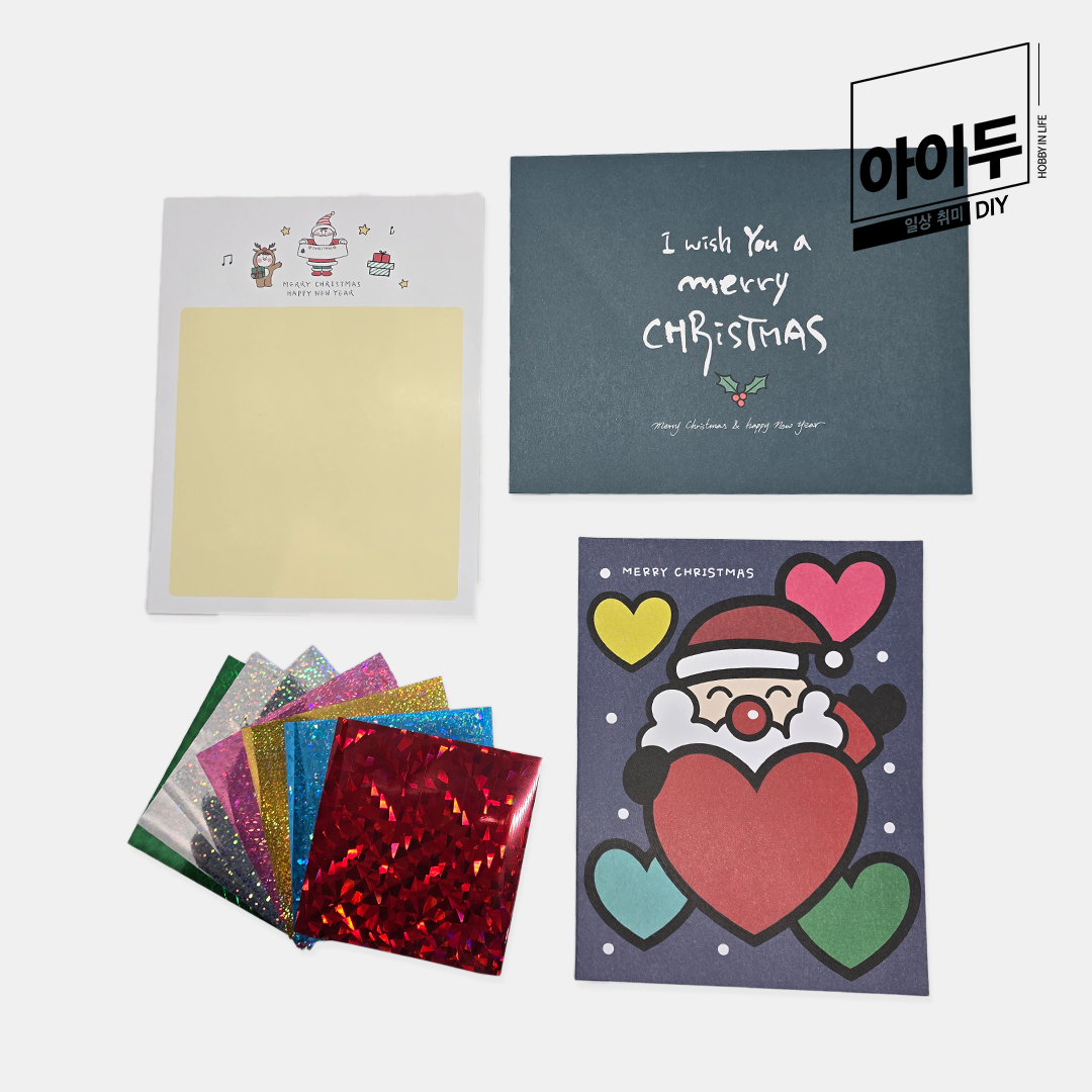 아이두DIY 포일아트 크리스마스 산타 미술놀이 교구 - 상세 이미지 4