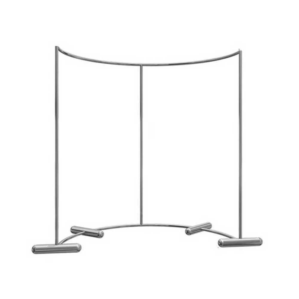 스텐 행거 아치형 의류매장 진열대 미니멀 소품샵 120x150cm - 상품 이미지