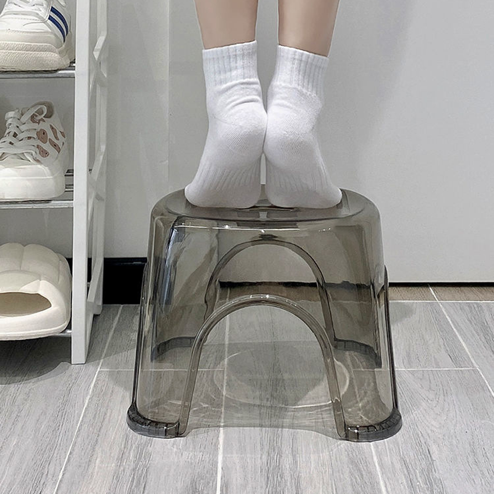 욕실 목욕탕 의자 화장실 투명 낮은 욕조 사우나 논슬립 중형 - 상세 이미지 4