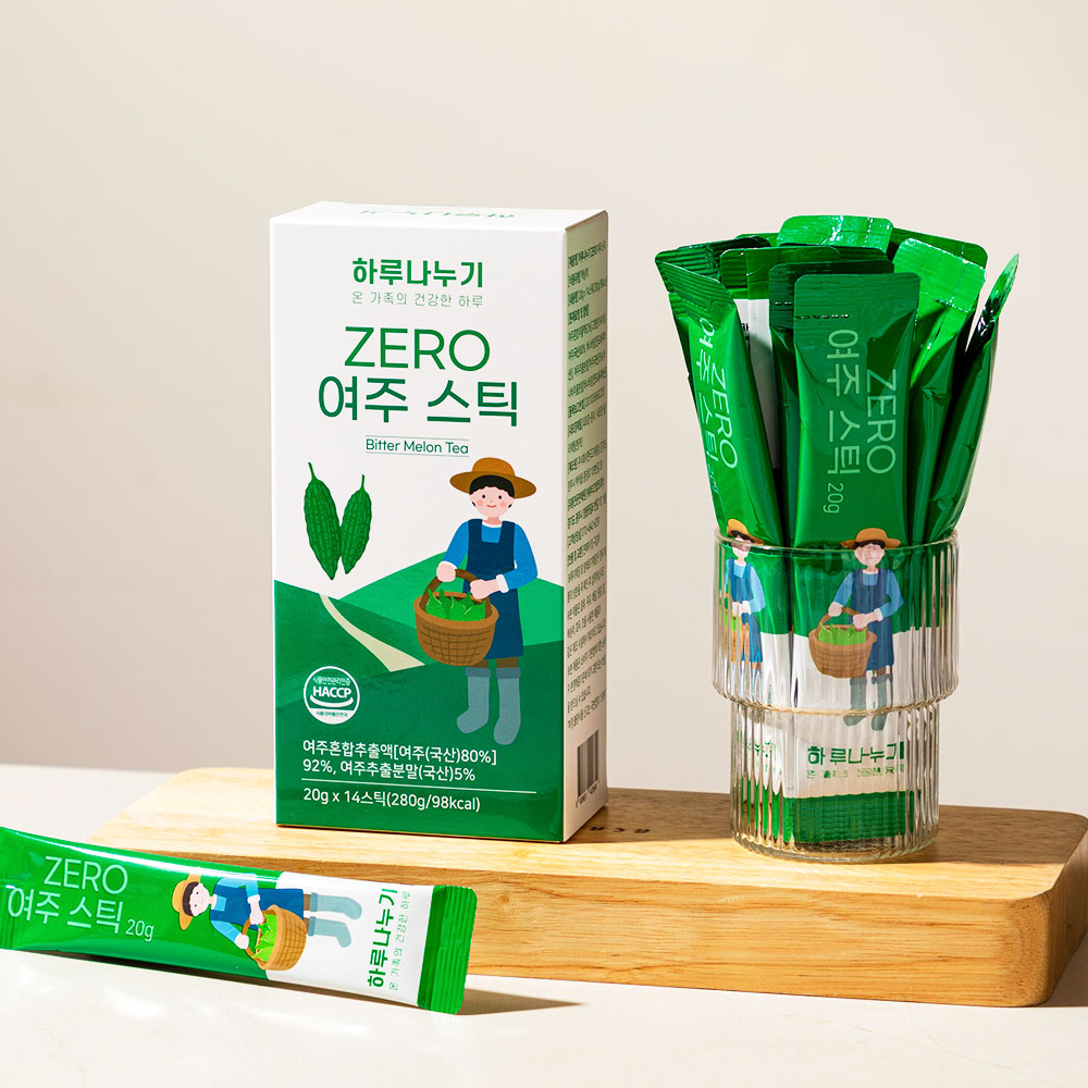 하루나누기 ZERO 여주스틱 여주즙 20gX14포 이미지 6
