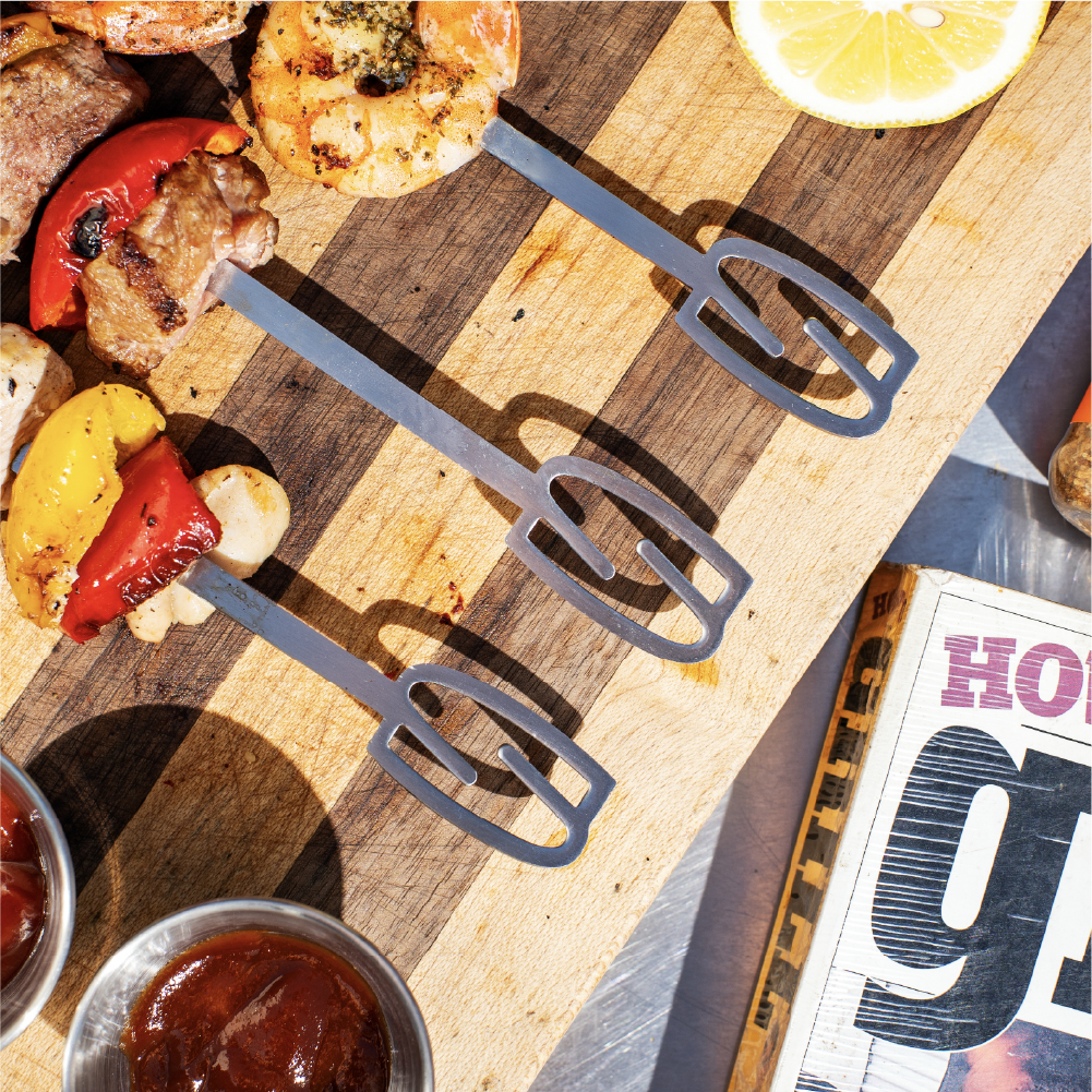 스테츠 스텐 바베큐 꼬치 6개입 그릴 캠핑 bbq 꼬치요리 꼬챙이 막대