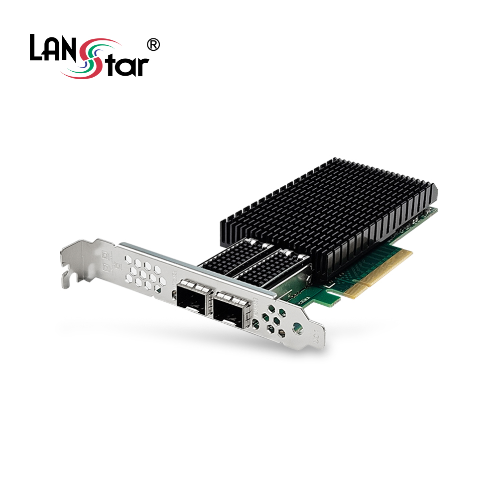 랜스타 PCIe SFP28 멀티 듀얼 포트 10G기가 서버 랜카드 (LS-MX10SFP)