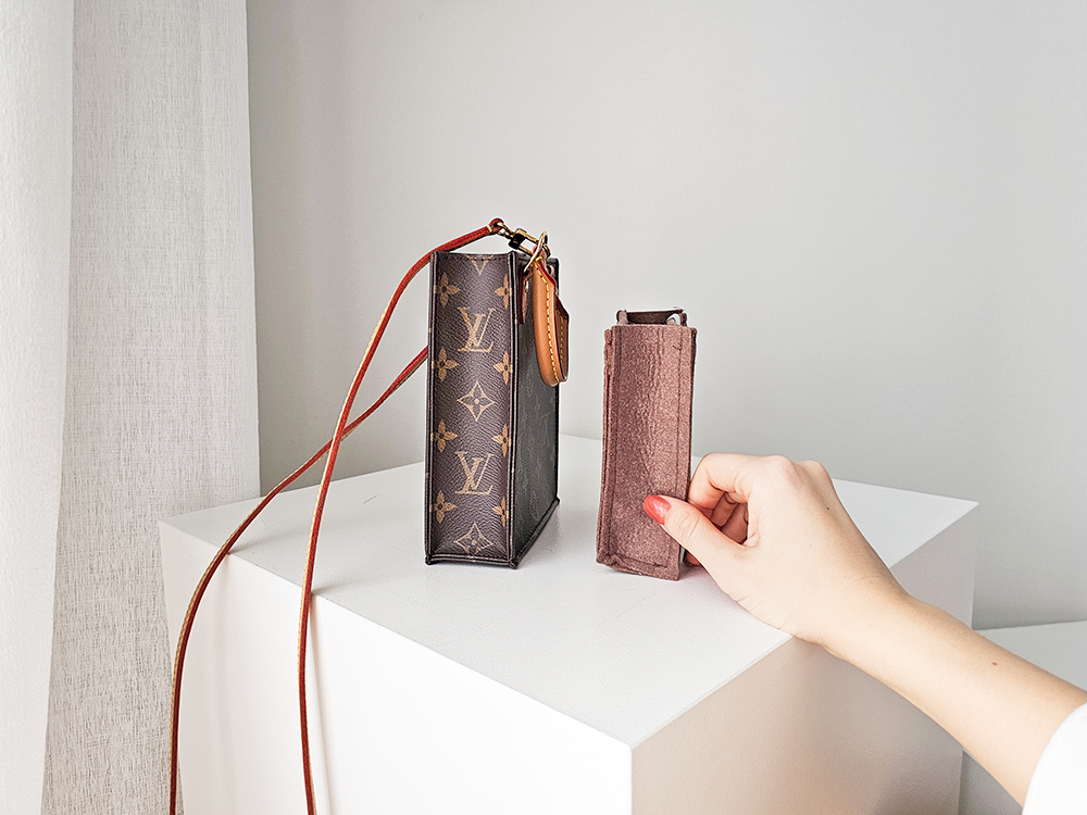 로맨티코 루이비통 쁘띠삭플라 호환 리폼 이너백 백인백