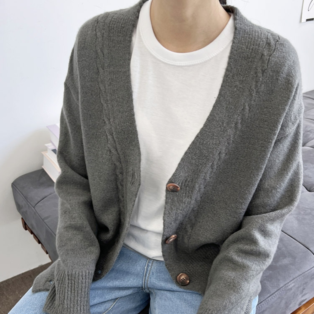 병원가디건 간호사간절기옷 환절기 봄옷 조무사긴팔 간호복 상의옷 어린이집선생님복장 - 상세 이미지 5