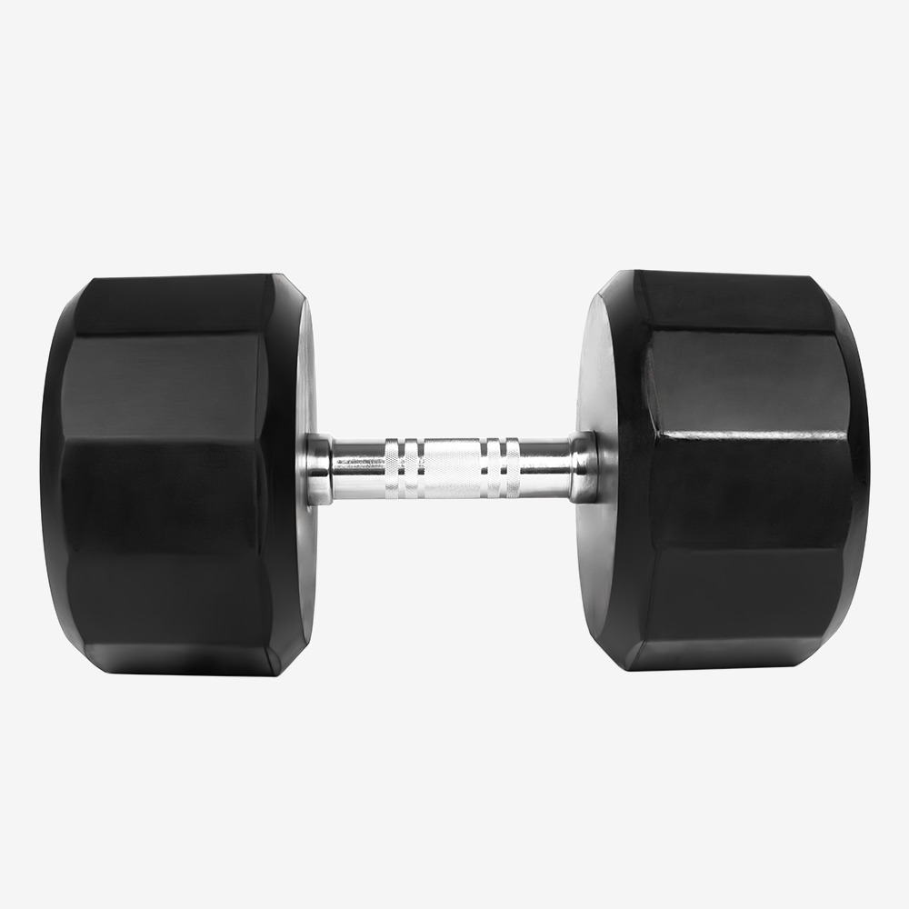 에코스포츠 프리미엄 12각 고무 덤벨 45kg, 1개 - 상세 이미지 2
