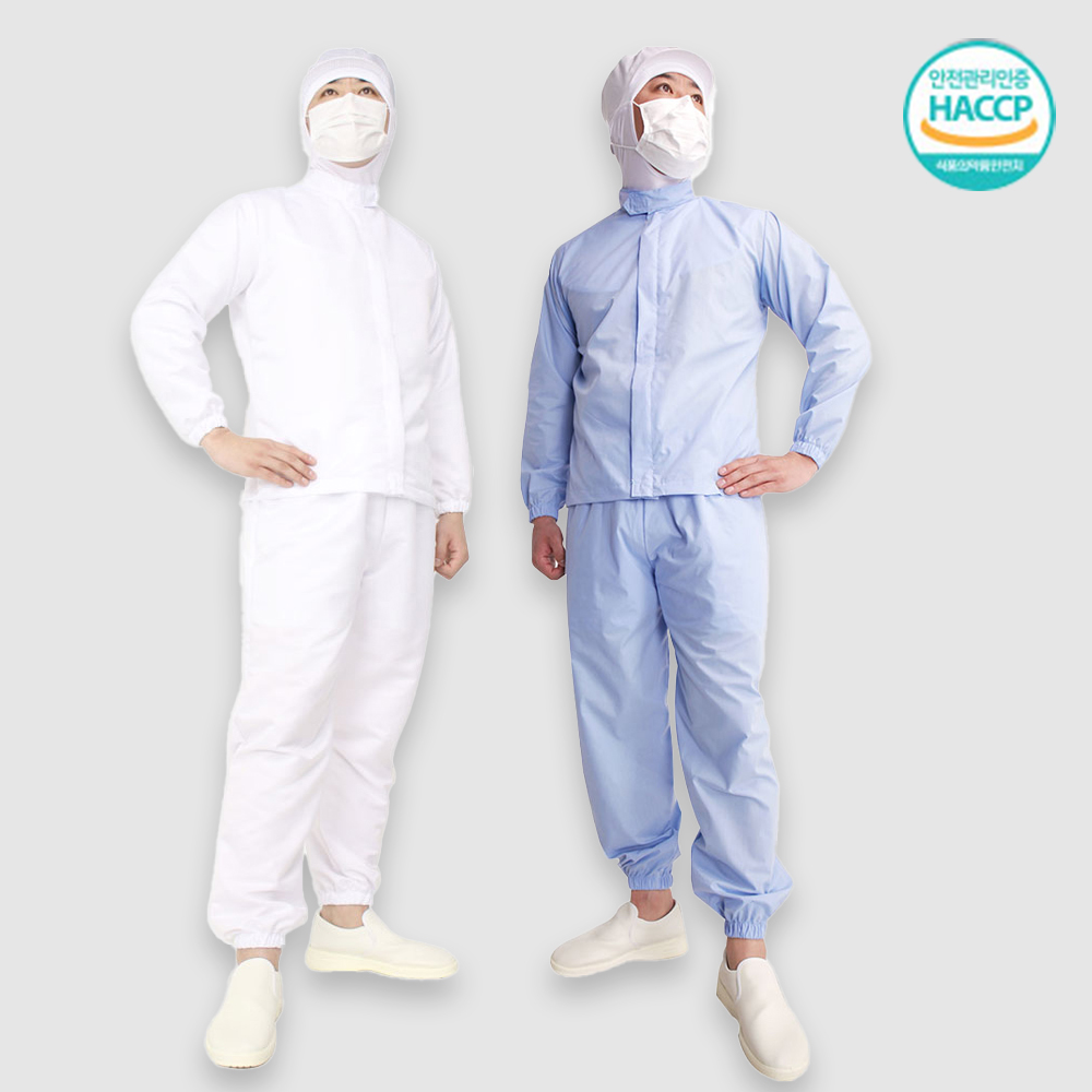 HACCP 위생복 해썹 조리복 식품 위생복 공장 - 상세 이미지 2