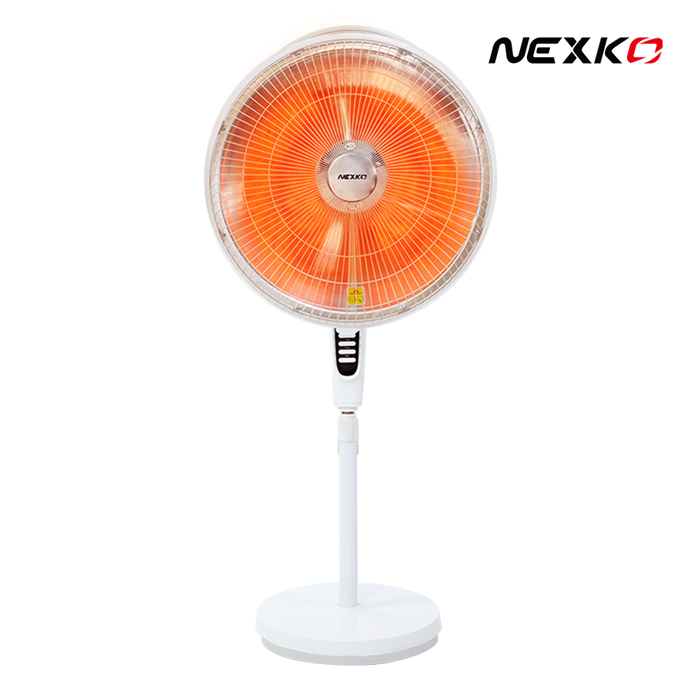 [26년형] 넥스코 선풍기형 히터 전기난로 온열기 가정용 사무실 업소용 열선풍기 35cm